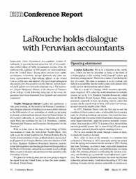 2000-03-10: LaRouche Holds Dialogue with Peruvian Accountants