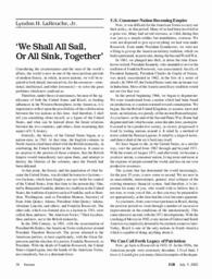 2002-07-05: ‘We Shall All Sail, Or All Sink, Together’