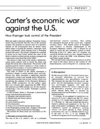 1978-10-31: Carter’s Economic War Against the U.S.